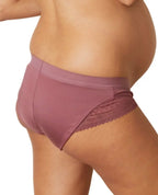 Shorty de grossesse serena prune, cache cœur