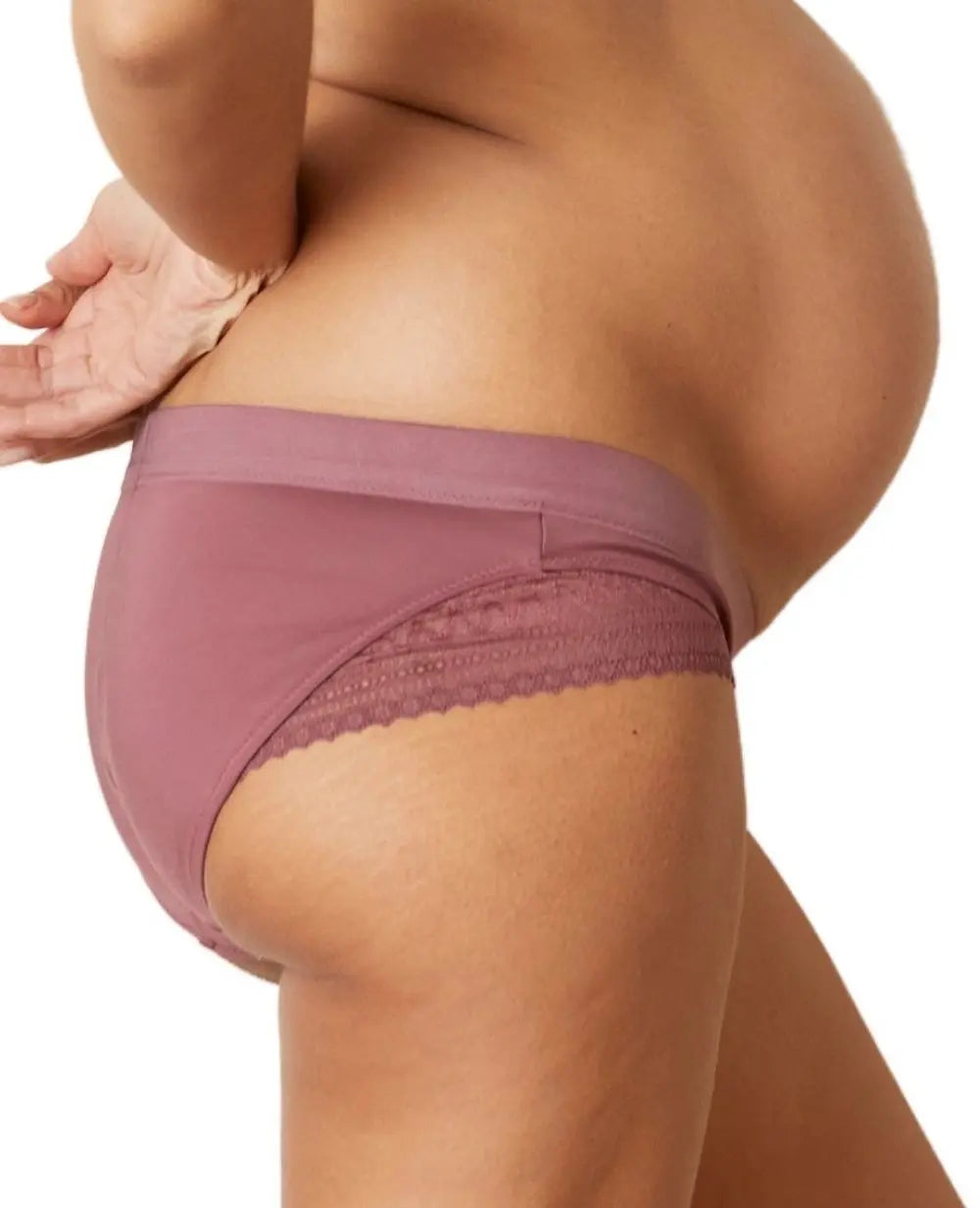 Shorty de grossesse serena prune, cache cœur