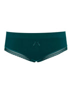 Slip taille basse milk vert, cache cœur