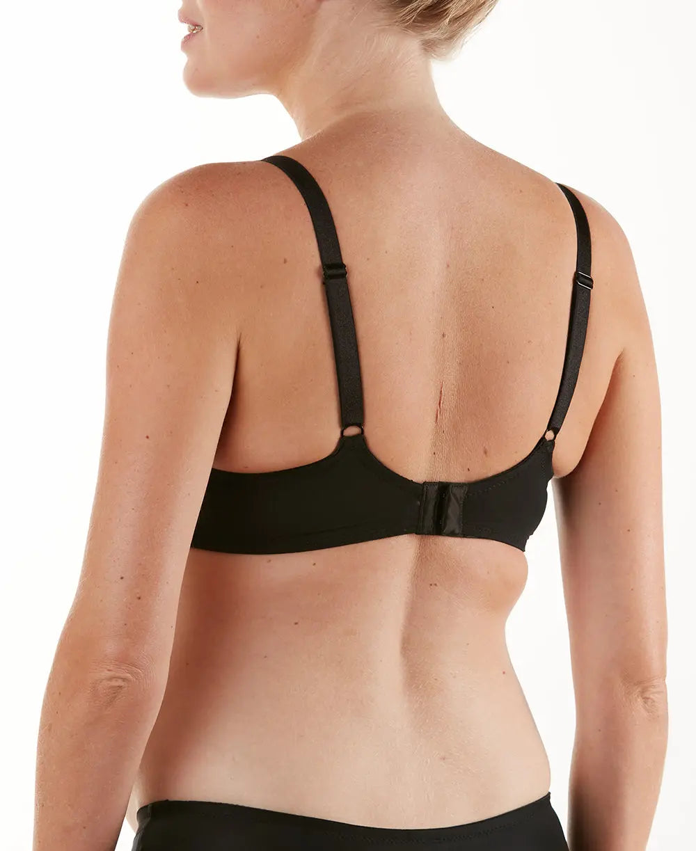Soutien-gorge de grossesse et d’allaitement iris noir,