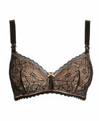 Soutien-gorge de grossesse et d’allaitement iris noir,