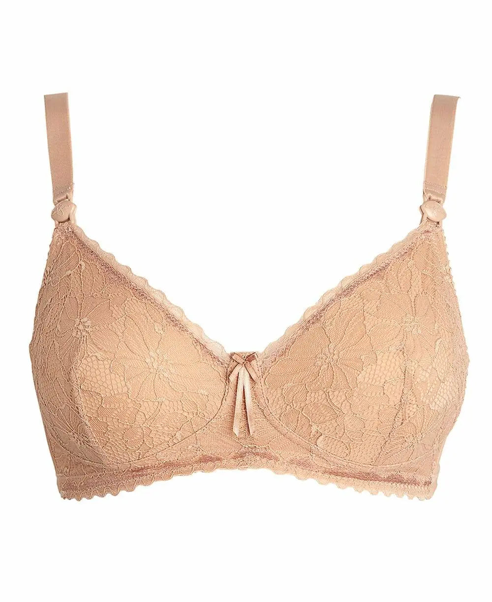 Soutien-gorge de grossesse et d’allaitement iris nude,