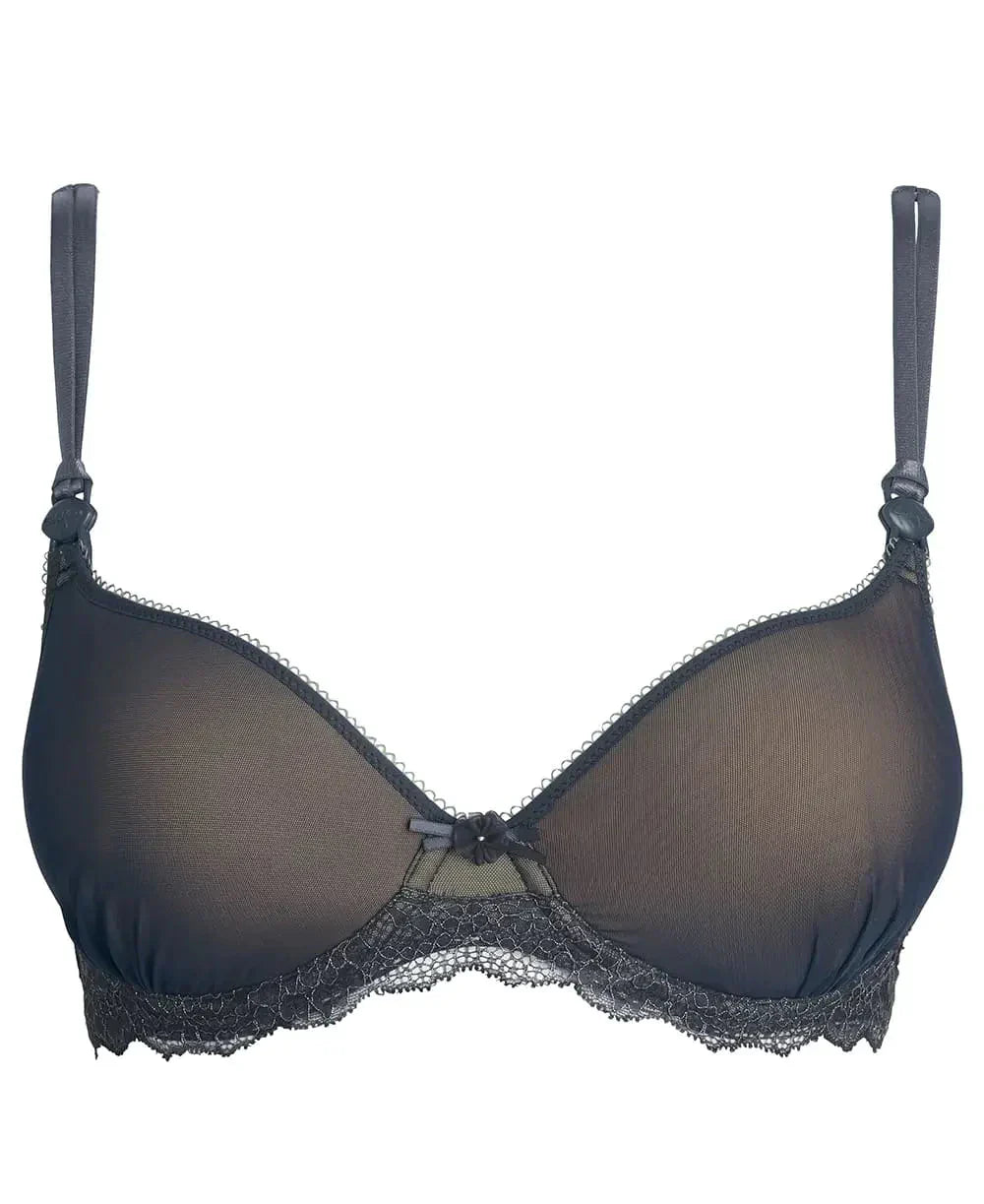 Soutien-gorge de grossesse et d’allaitement khali, cache #couleur_bleu