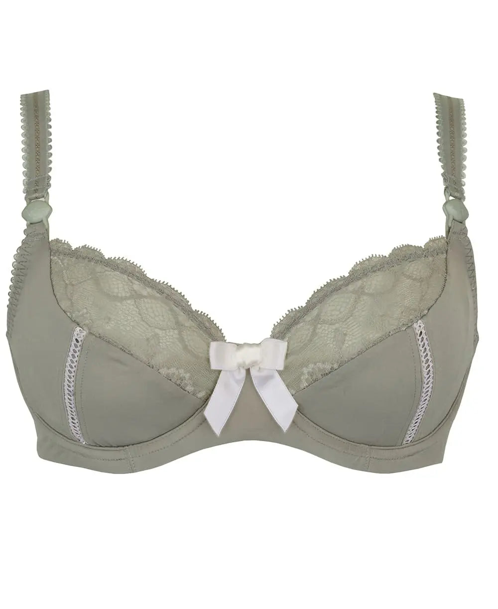 Soutien-gorge de grossesse et d’allaitement lisa kaki,