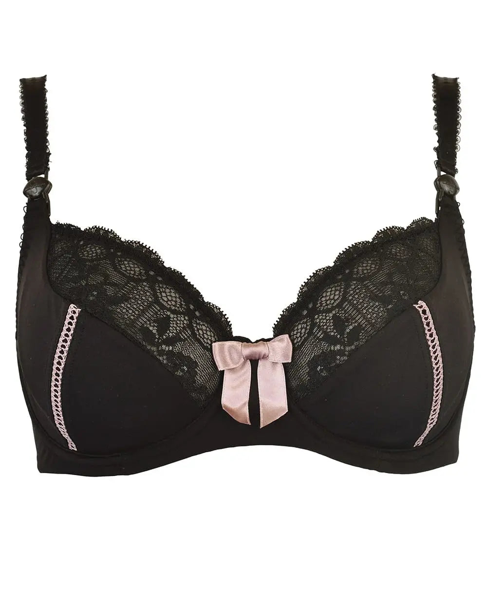 Soutien-gorge de grossesse et d’allaitement lisa noir,