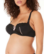 Soutien-gorge de grossesse et d’allaitement lisa noir,