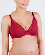 Reggiseno premaman e per l'allattamento Milk - Bordeaux