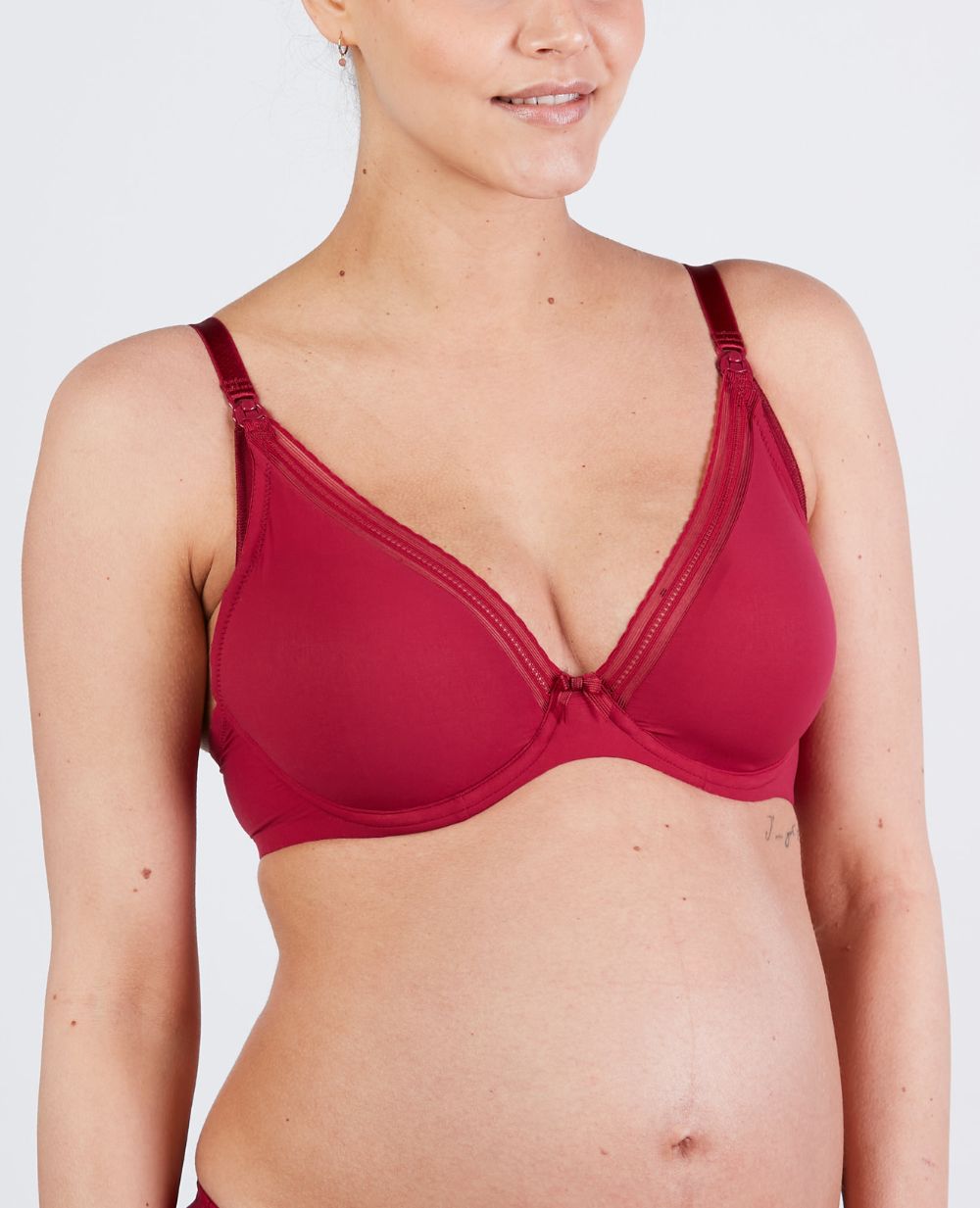 Milk Maternity and Nursing Bra - Bordeaux