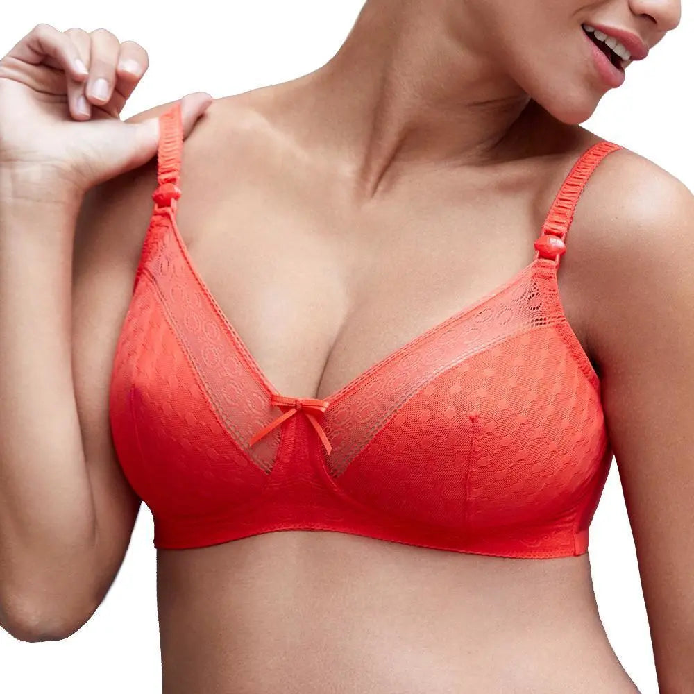 Soutien gorge de grossesse et d’allaitement mosaic #couleur_orange