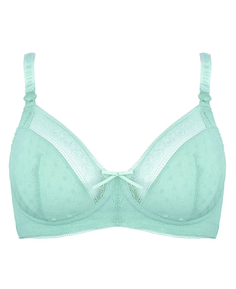 Soutien gorge de grossesse et d’allaitement mosaic vert