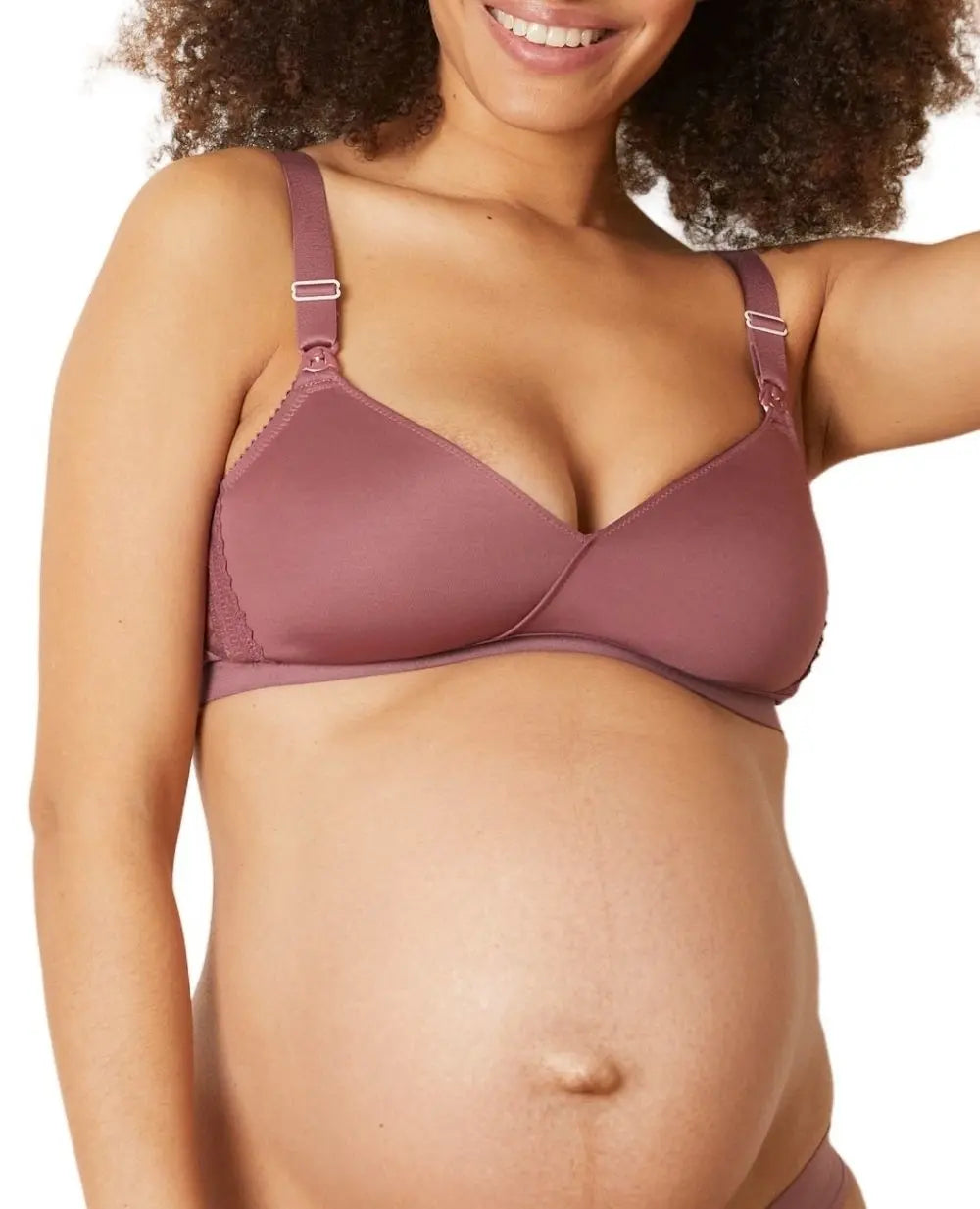 Soutien-gorge de grossesse et d’allaitement serena prune,