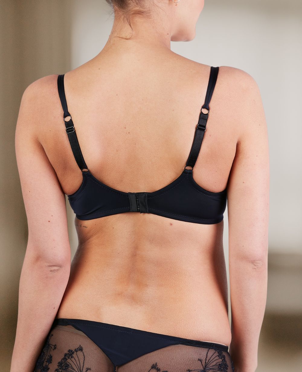 Reggiseno push-up LOUISE premaman e allattamento blu marino