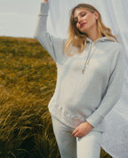 Billie Maternity and Nursing Hoodie - Grey
