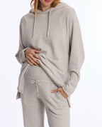 Billie Maternity and Nursing Hoodie - Grey