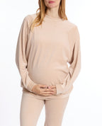 Felpa premaman e per l'allattamento Enzo - Beige