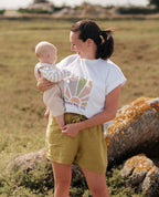 T-shirt per l'allattamento Mama Del Sol - Blanc