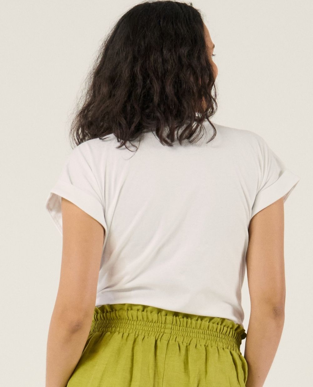 T-shirt per l'allattamento Mama Del Sol - Blanc