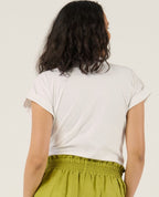 T-shirt per l'allattamento Mama Del Sol - Blanc