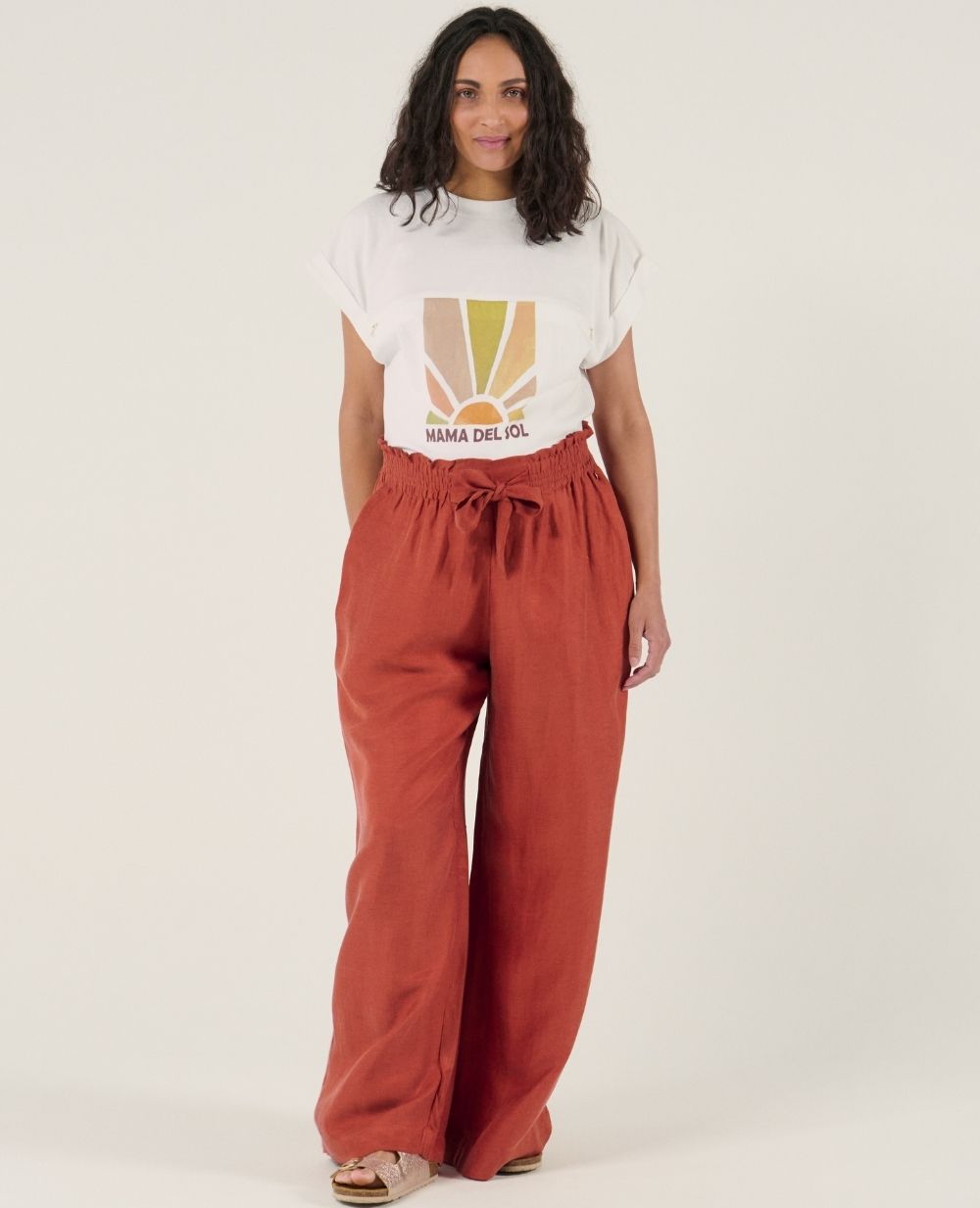 T-shirt per l'allattamento Mama Del Sol - Blanc