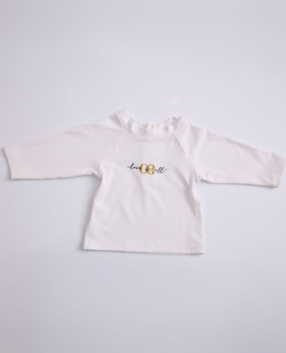 T-shirt de bain anti-uv bébé Marty - Blanc