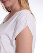 T-shirt de grossesse et d’allaitement Lucile  - Naturel