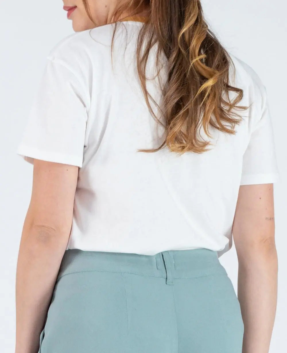 T-shirt de grossesse love is all, cache cœur