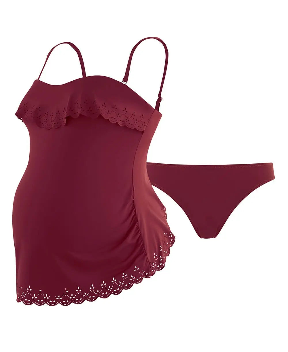 Tankini de grossesse Eden noir | Cache Coeur – Cache Cœur Tankini de grossesse Eden noir | Cache Coeur – Cache Cœur