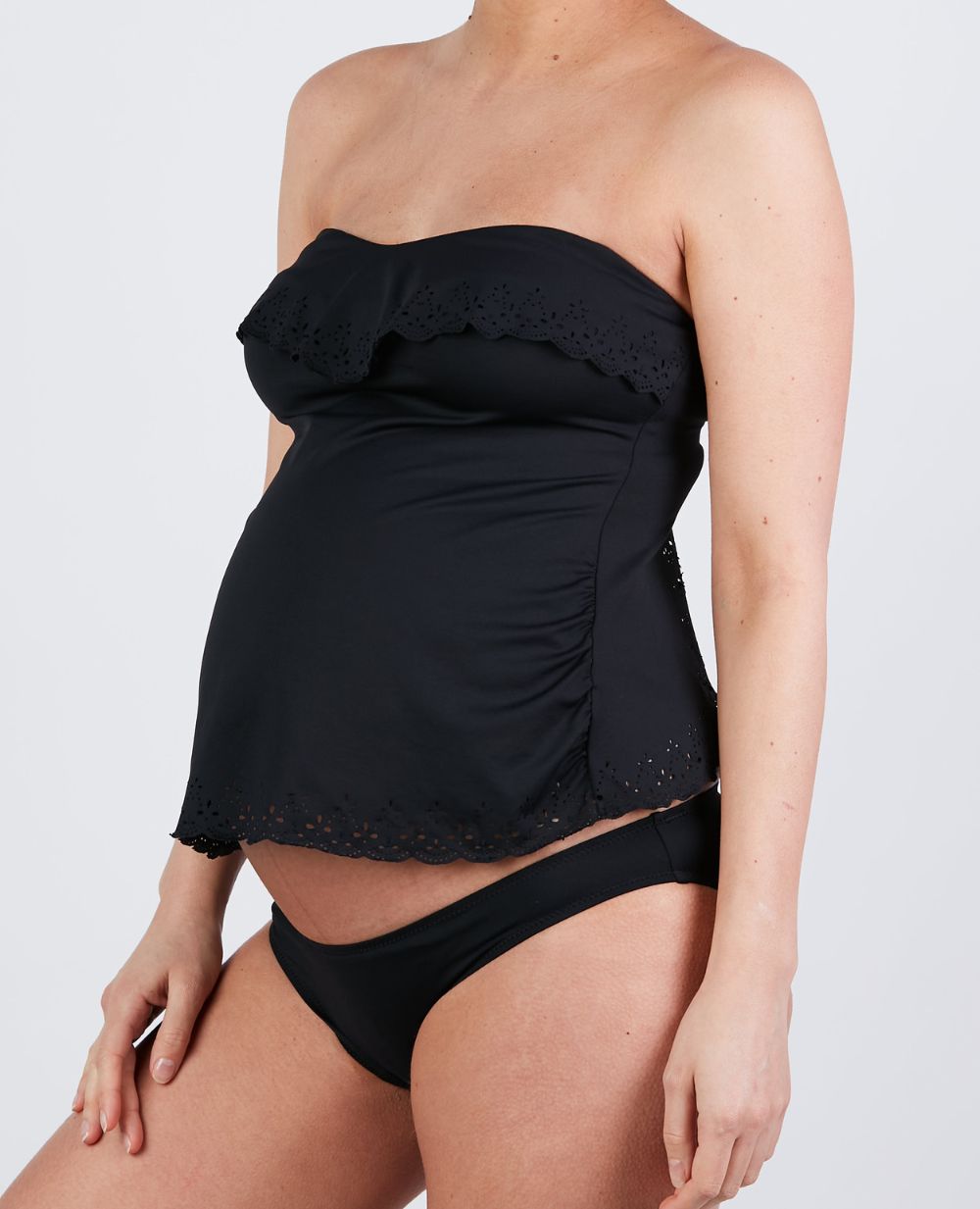 Tankini de grossesse Bloom noir