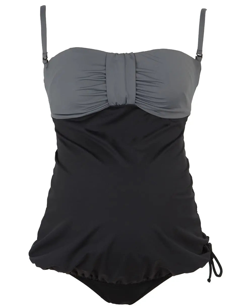 Tankini de grossesse EDEN noir, Cache Cœur