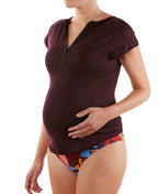 Tankini de grossesse réversible malibu multicolor, cache