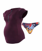 Tankini de grossesse réversible malibu multicolor, cache