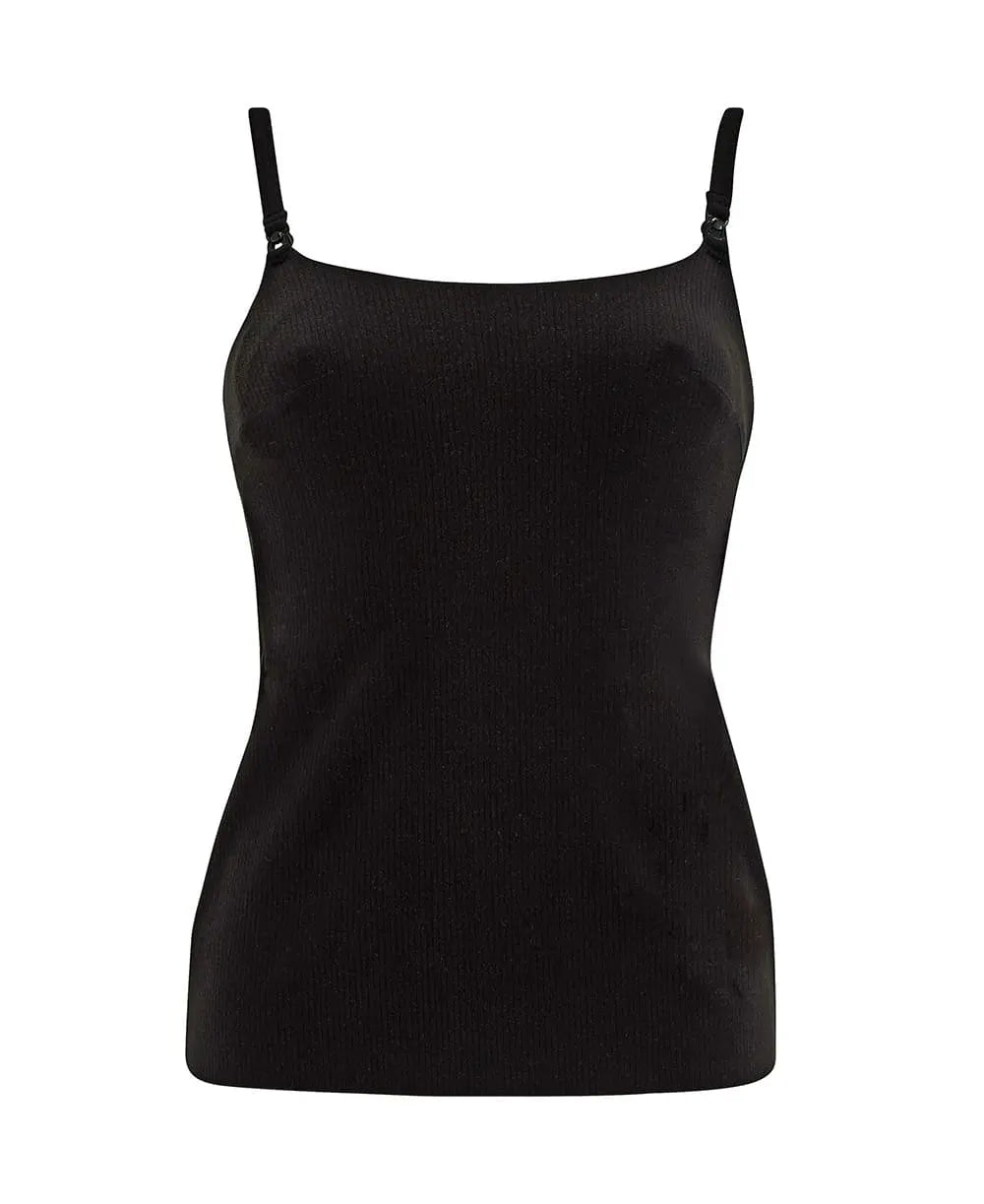 Top d’allaitement absorbant bodyguard noir, curve