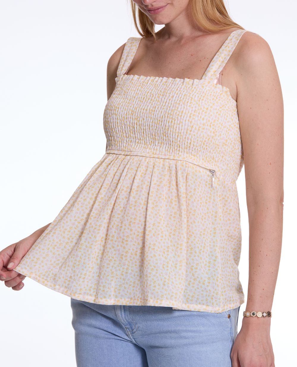 Top de grossesse et allaitement Ambre - Jaune