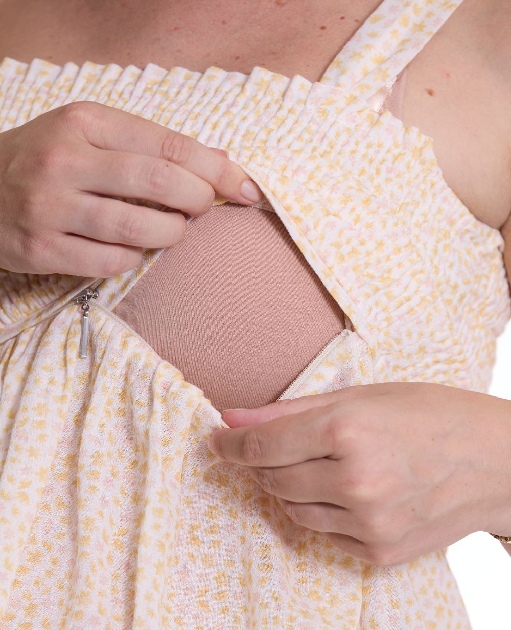 Top de grossesse et allaitement Ambre - Jaune
