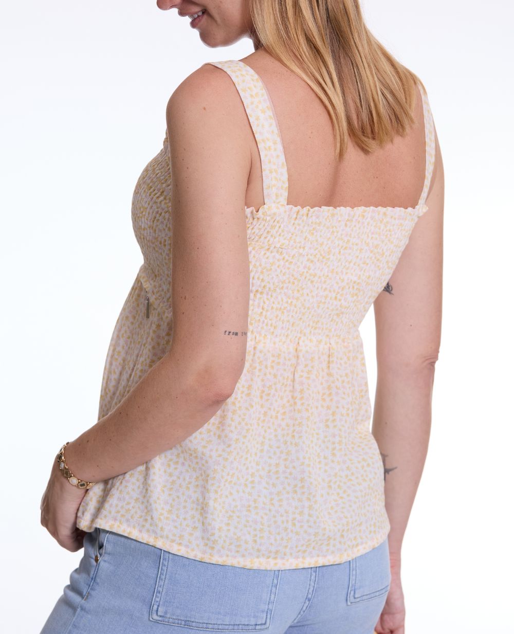 Top de grossesse et allaitement Ambre - Jaune