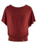 Top de grossesse et d’allaitement origin terracotta,