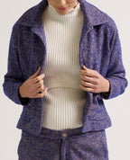 Short Maternity Jacket Pippa - Blue