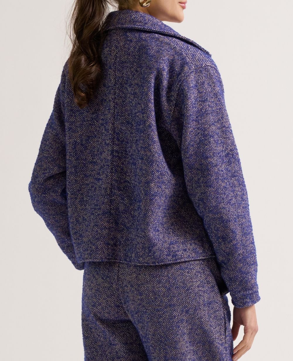 Short Maternity Jacket Pippa - Blue