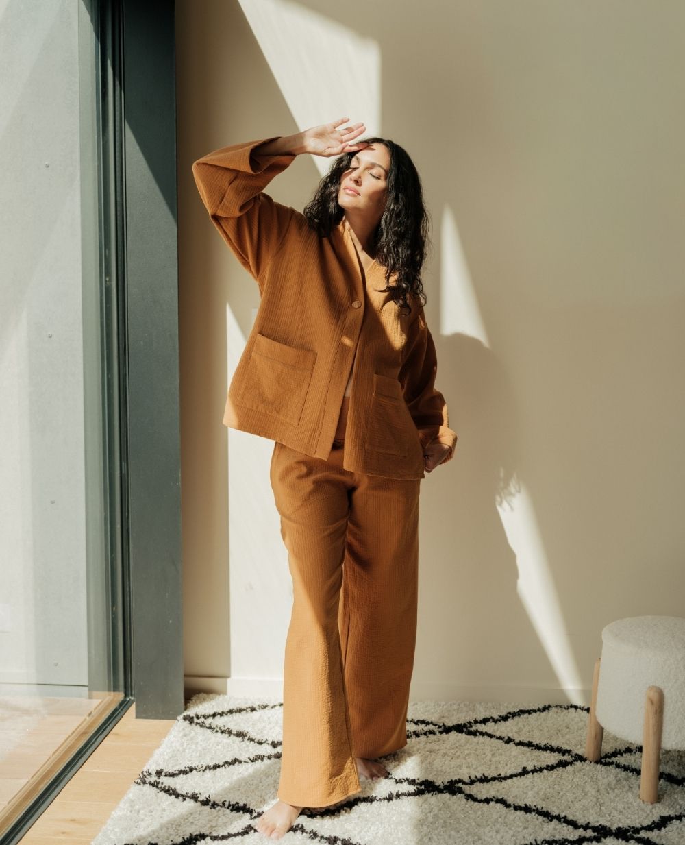 Celia Maternity Jacket - Cumin