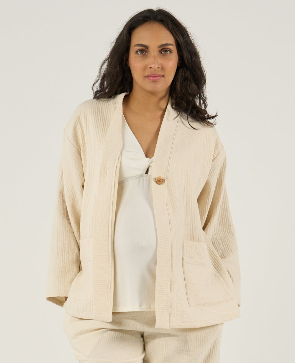 Veste de maternité Celia - Naturel