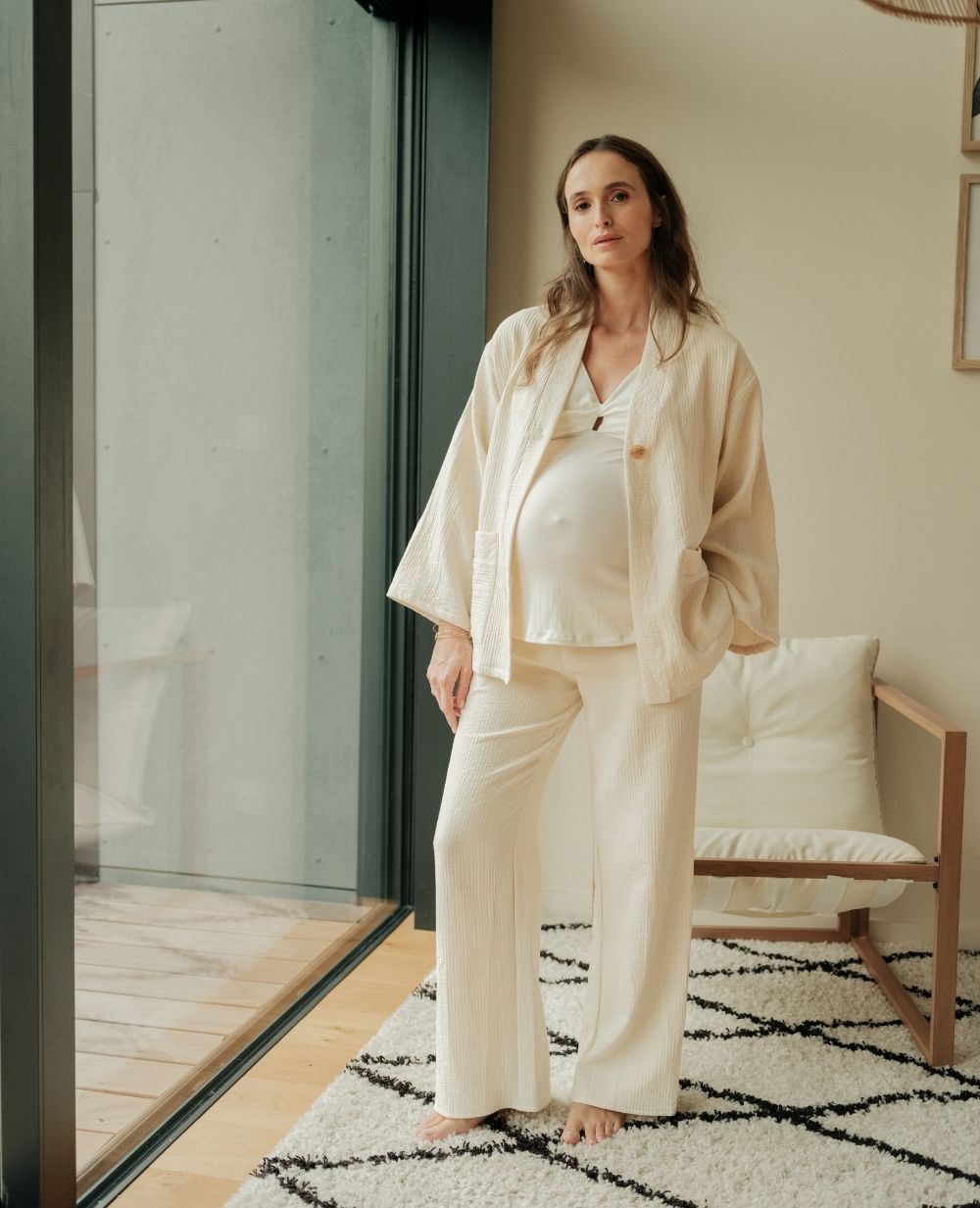 Veste de maternité Celia - Naturel