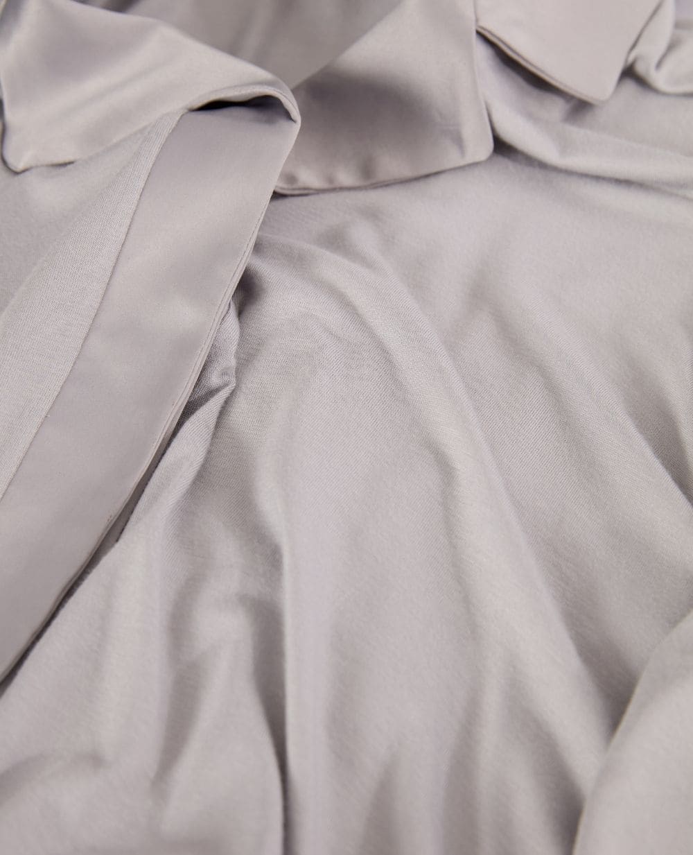 Veste de pyjama de grossesse et d’allaitement Satine - Gris