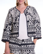 Giacca jacquard trapuntata Java - Multico