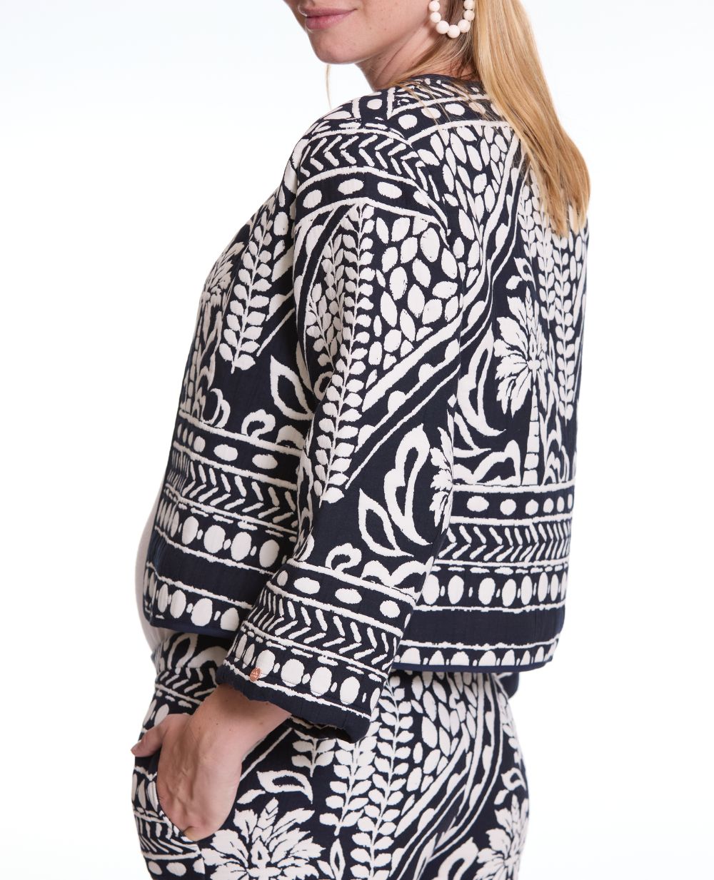 Giacca jacquard trapuntata Java - Multico