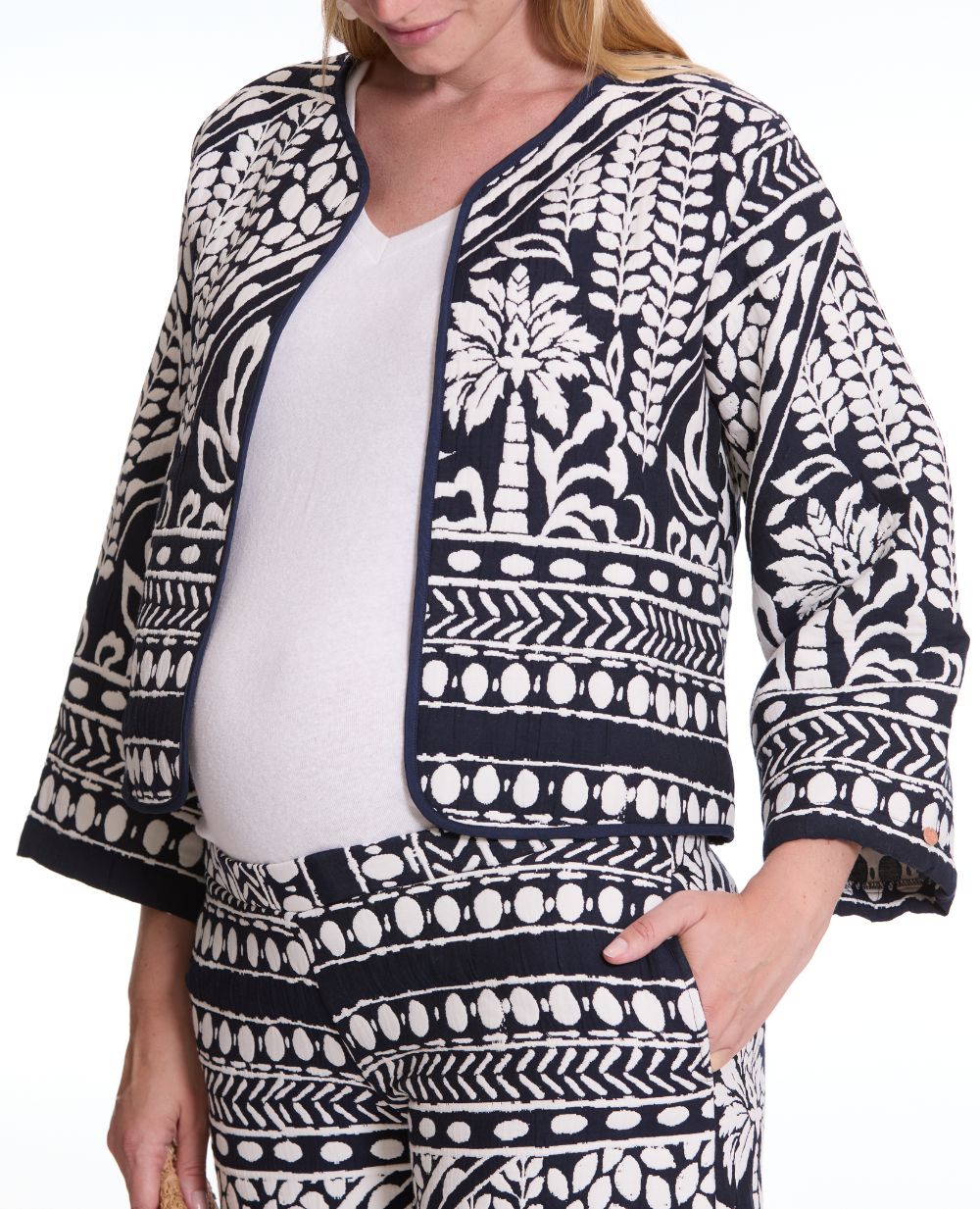 Giacca jacquard trapuntata Java - Multico