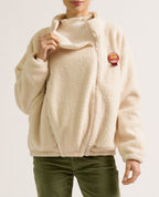 Sasha Maternity and Babywearing Fleece Jacket - Beige
