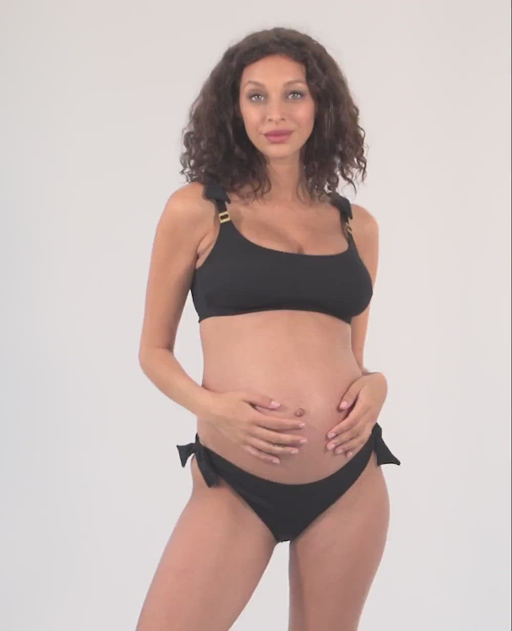 Bikini noir grossesse