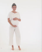 Pantalon 7/8ème de grossesse Origin avoine