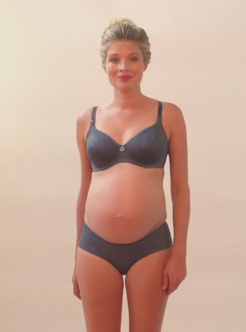 Soutien-gorge de grossesse et d'allaitement Gloss Ardoise