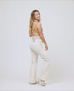 Jean de grossesse flare Sabrina - Beige